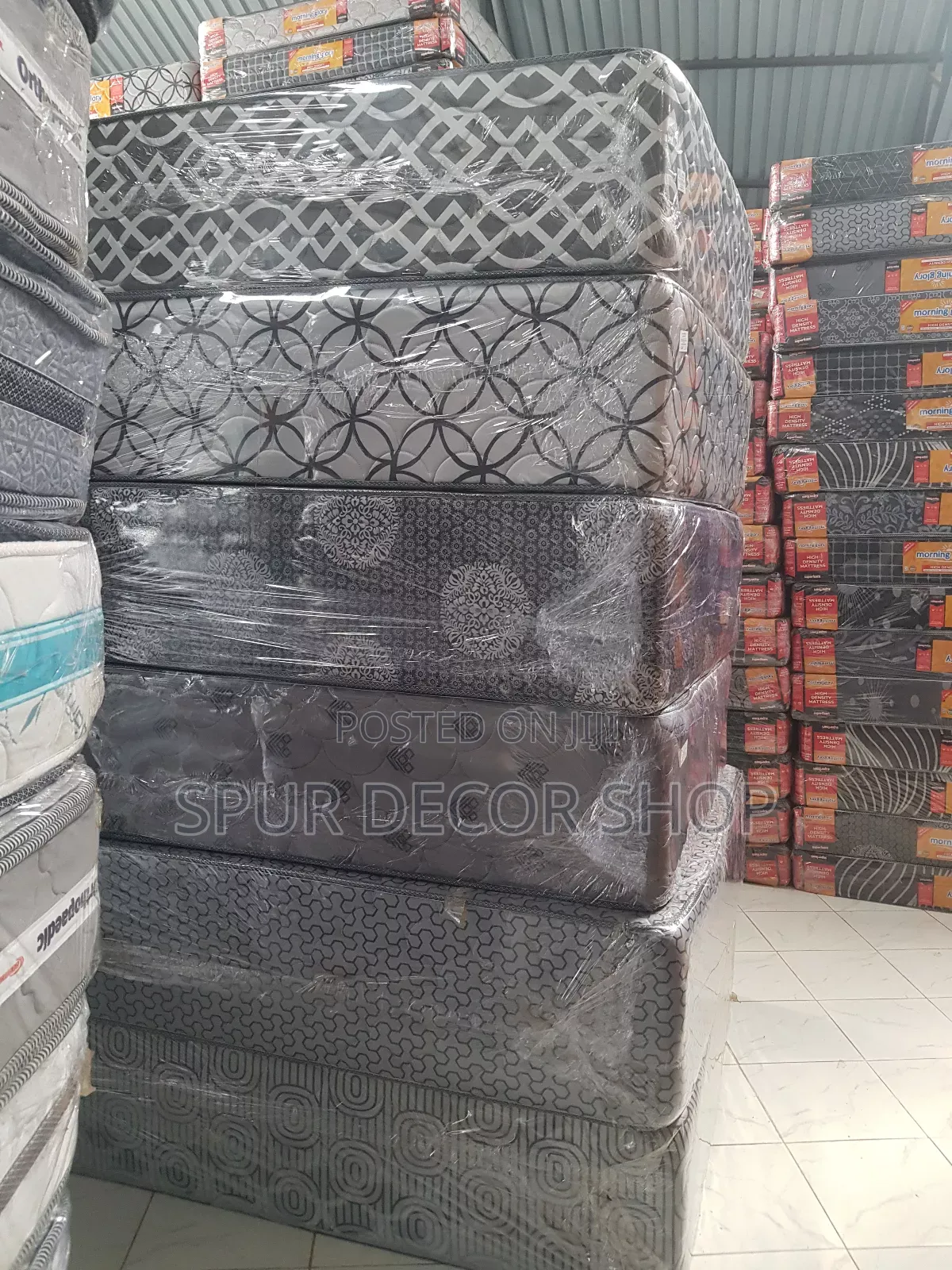 6×6 Heavy Duty 16inches Quilted Mattress