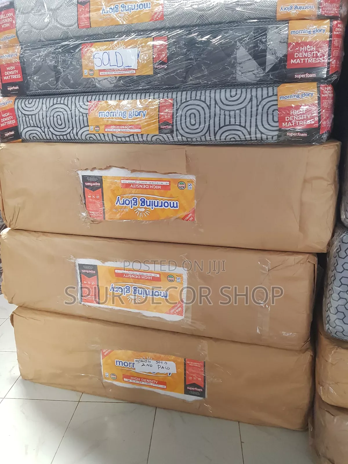5×6 Heavy Duty 14inches Quilted Mattress