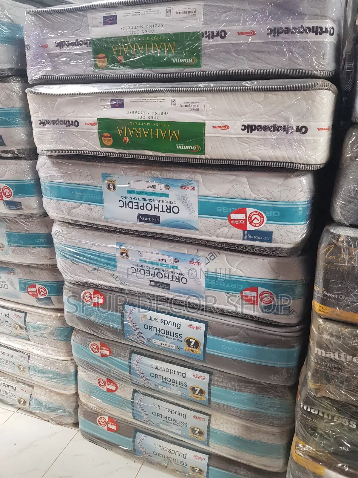4×6 Orthobliss Spring Mattress. 10 Inches