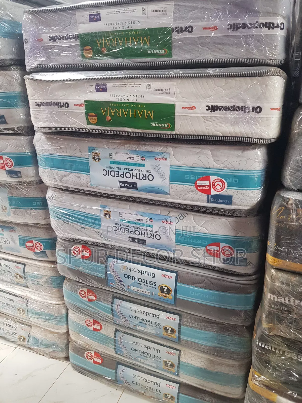 4×6 Orthobliss Spring Mattress. 10 Inches