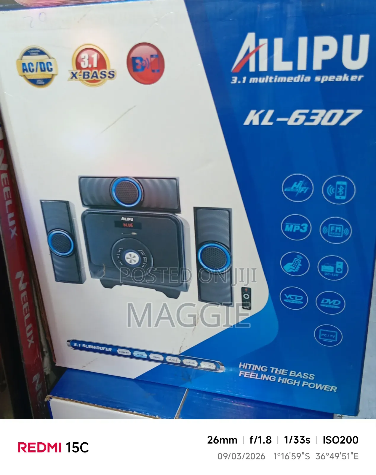 Ailipu Kl-6307 Channel Multimedia Speaker System