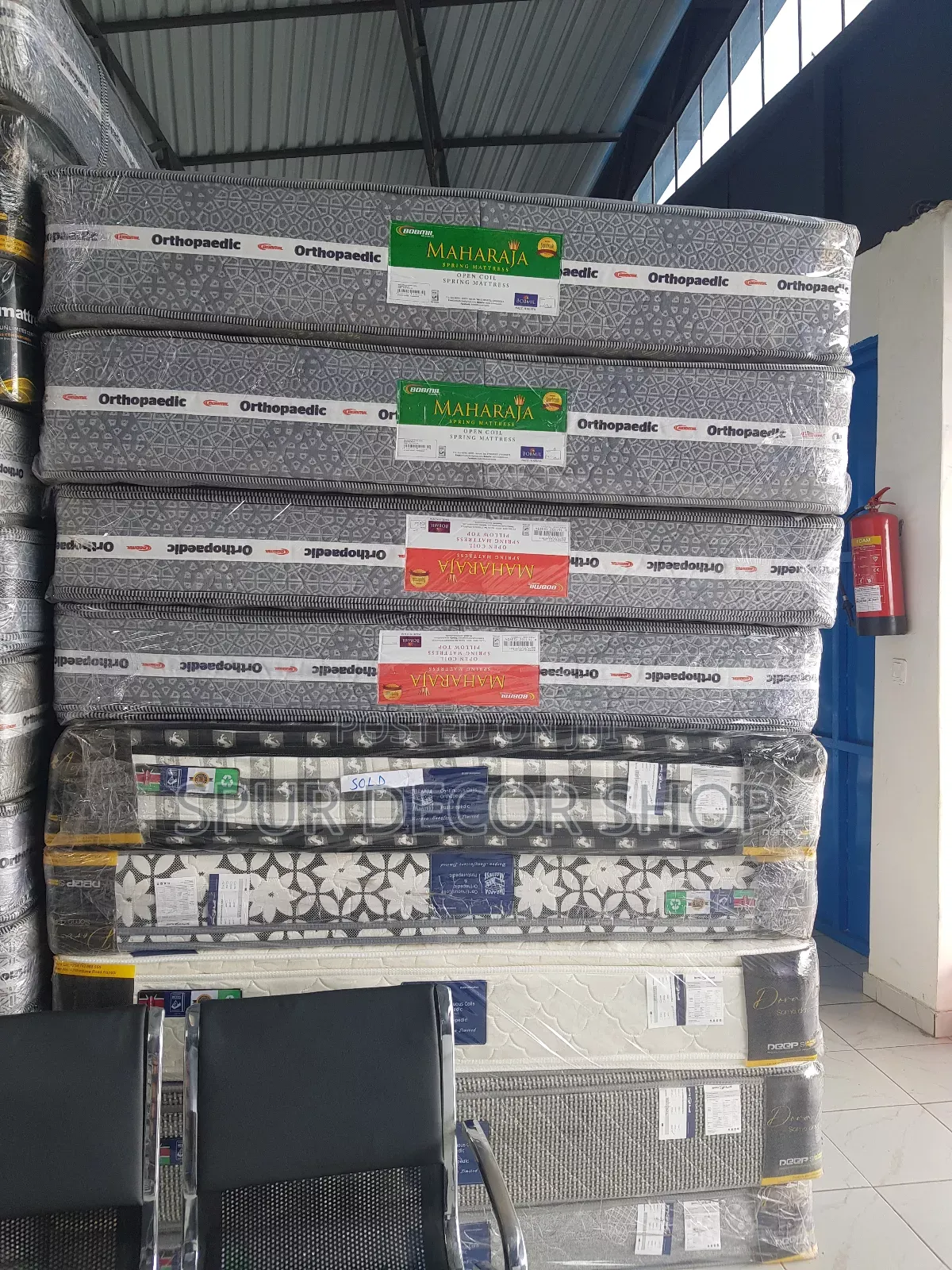 6×6 12 Inches Maharaja Spring/Orthopaedic Mattress