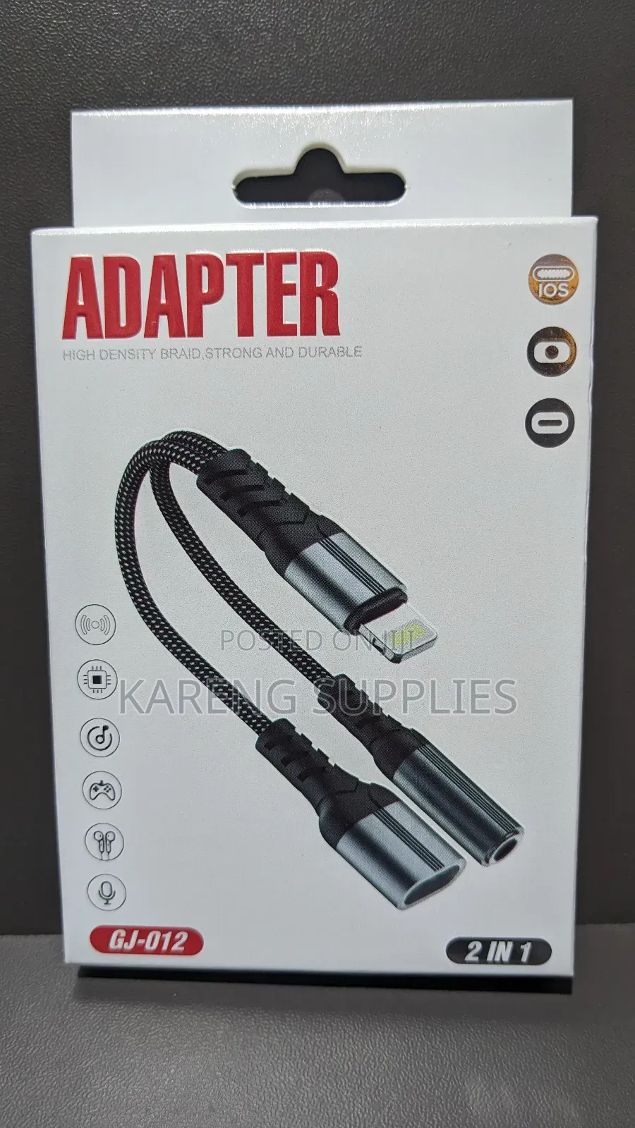Lightning to Lightning and 3.5mm Adapter