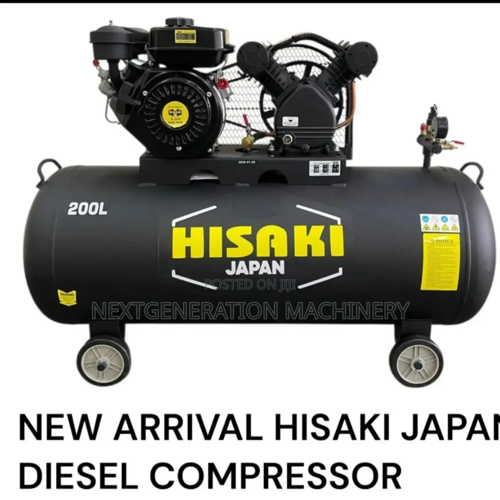 Hisaki Diesel Compressor 200litres
