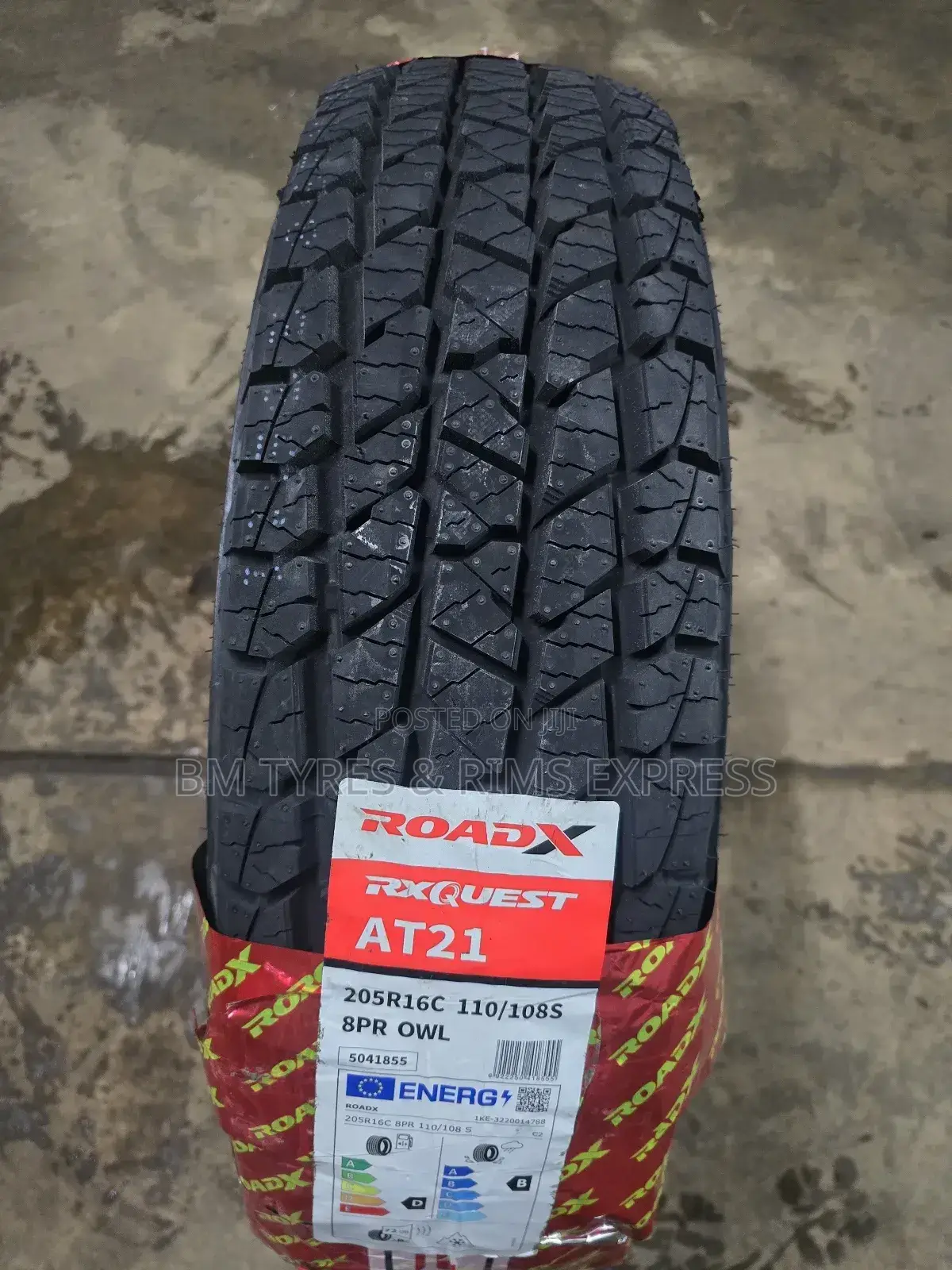 205 R16 Roadx Tyres (Commercial)