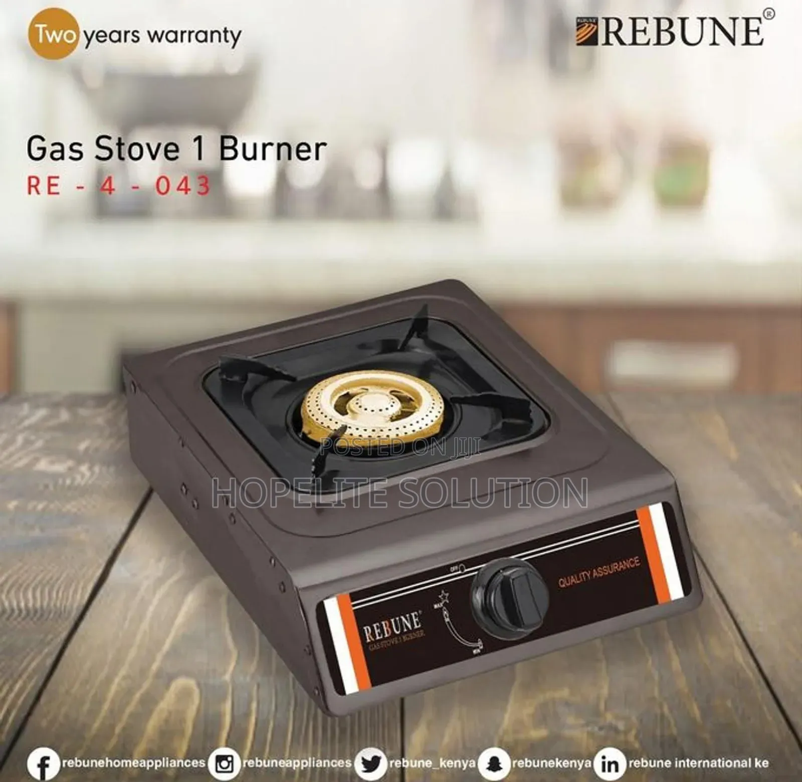 Rebune Single Burner