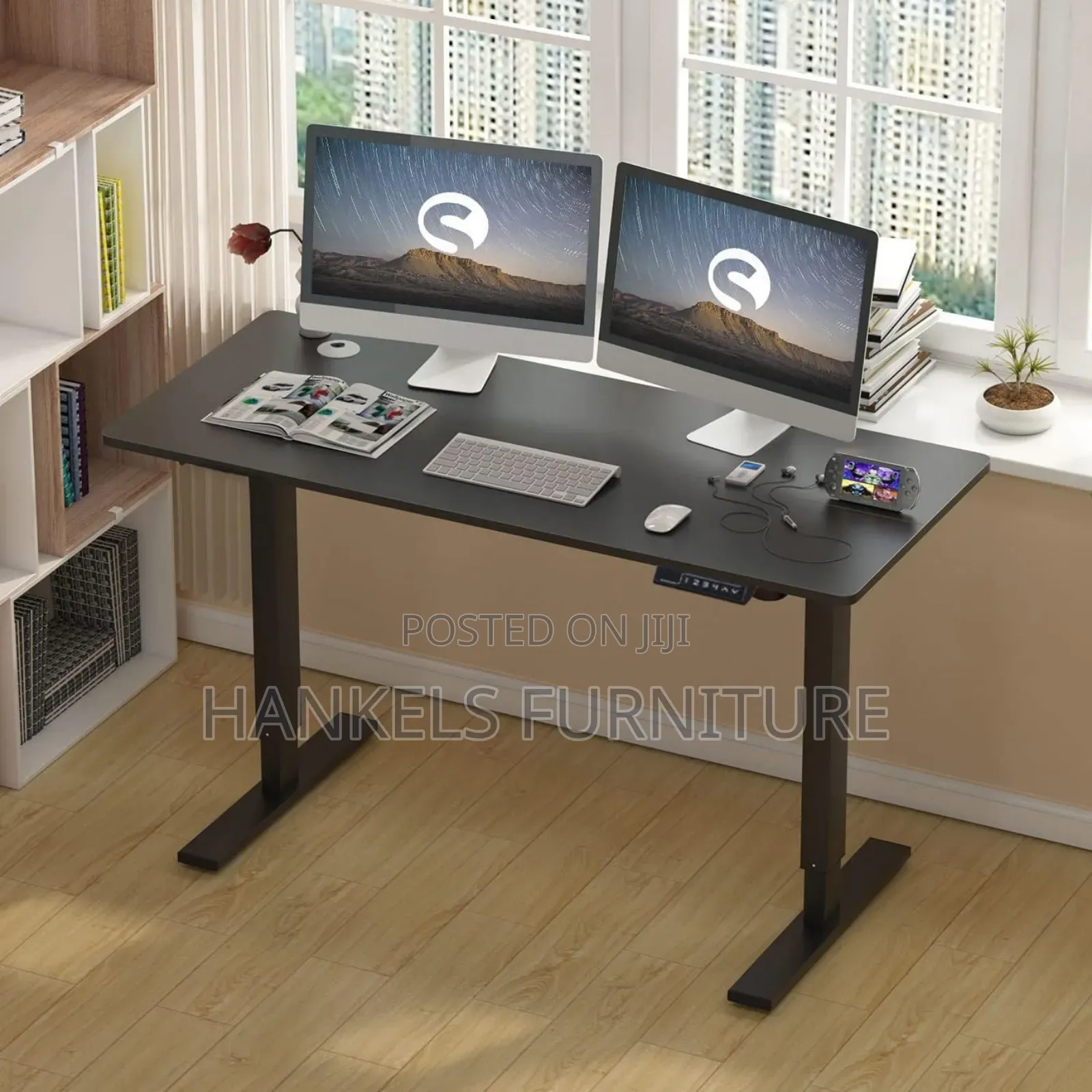 Electric Adjustable Height Desk – Modern Standing Office Desk