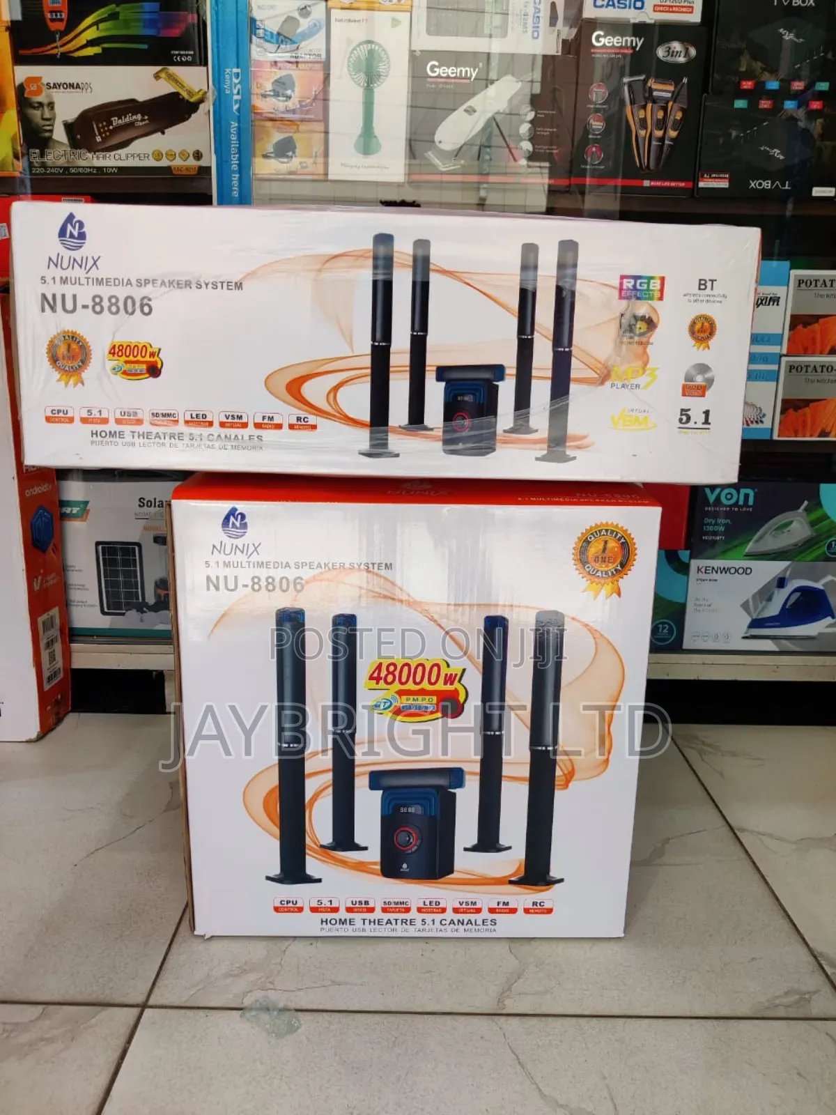 Nunix Speaker, Home Theatre System Deluxe Nu-8806 5.1