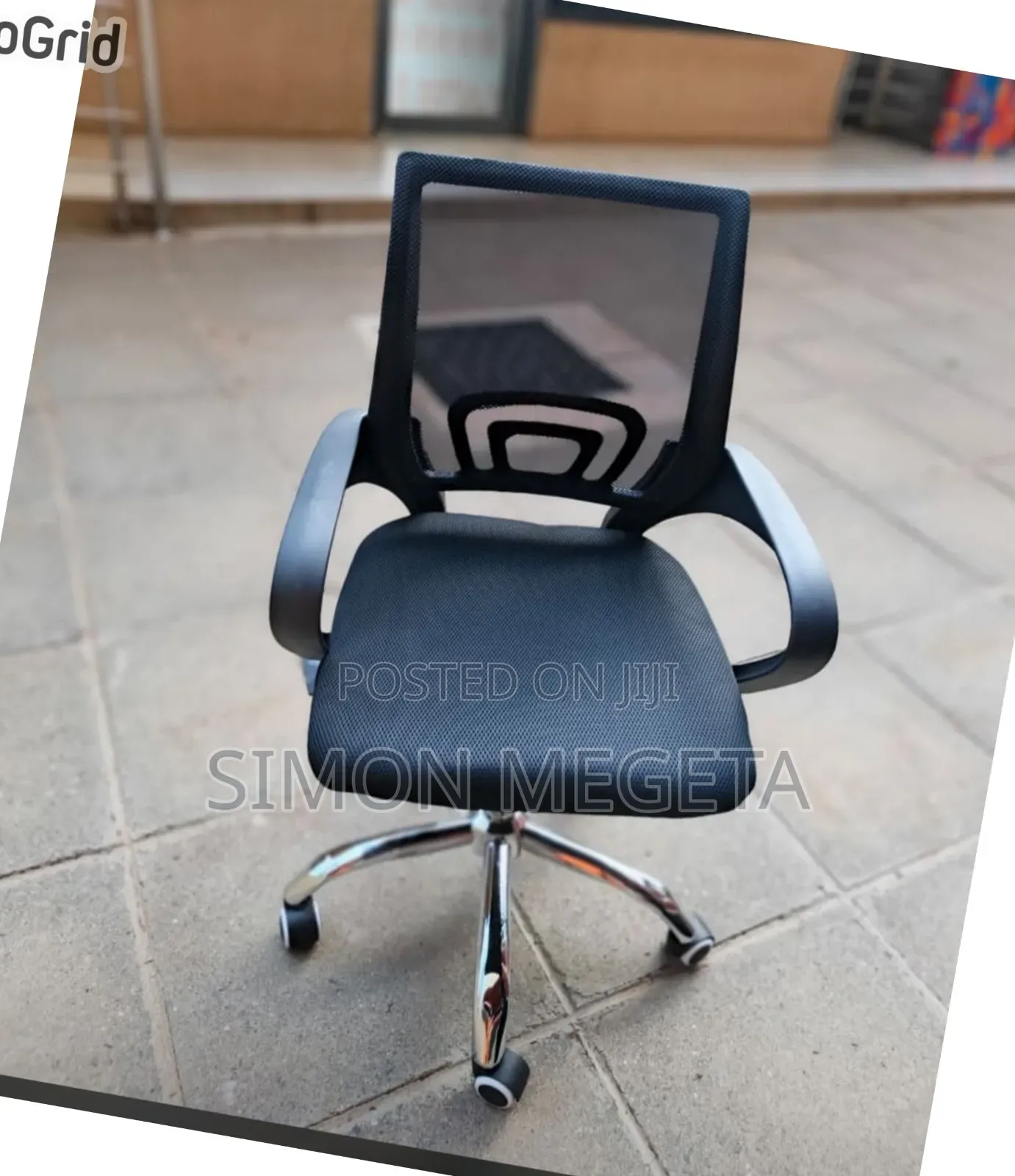 New Secretarial Mesh Office Chair Ergonomc Fabric Seat Lumber Support