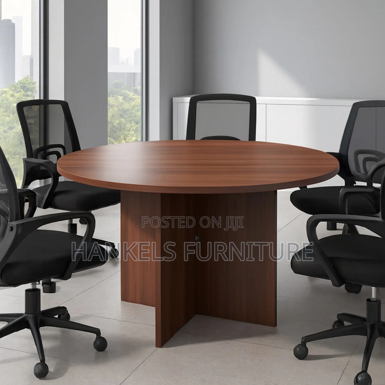 Round 4 Seater Office Table