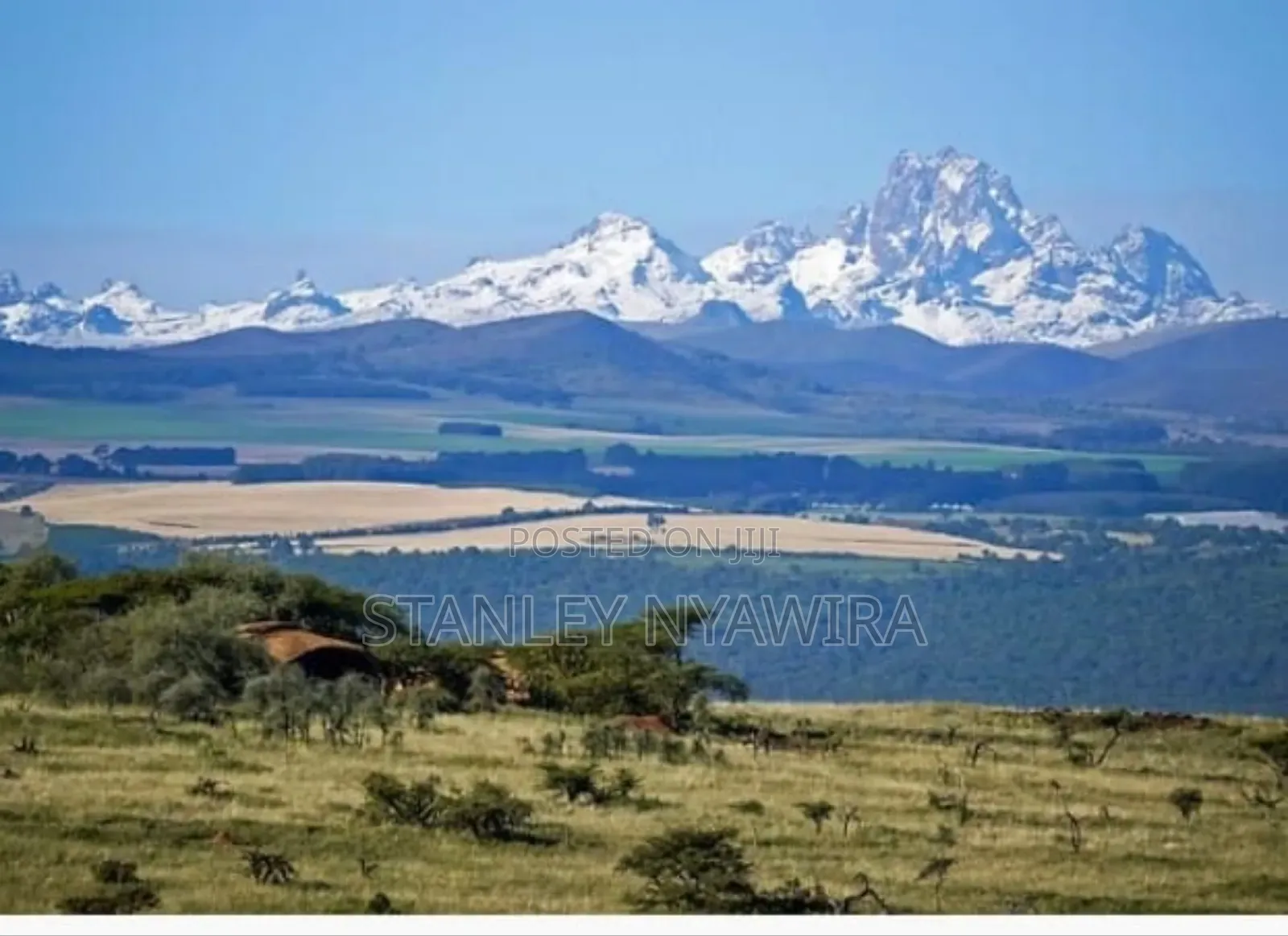 6 Acreas Located Nanyuki Nyeri Highway