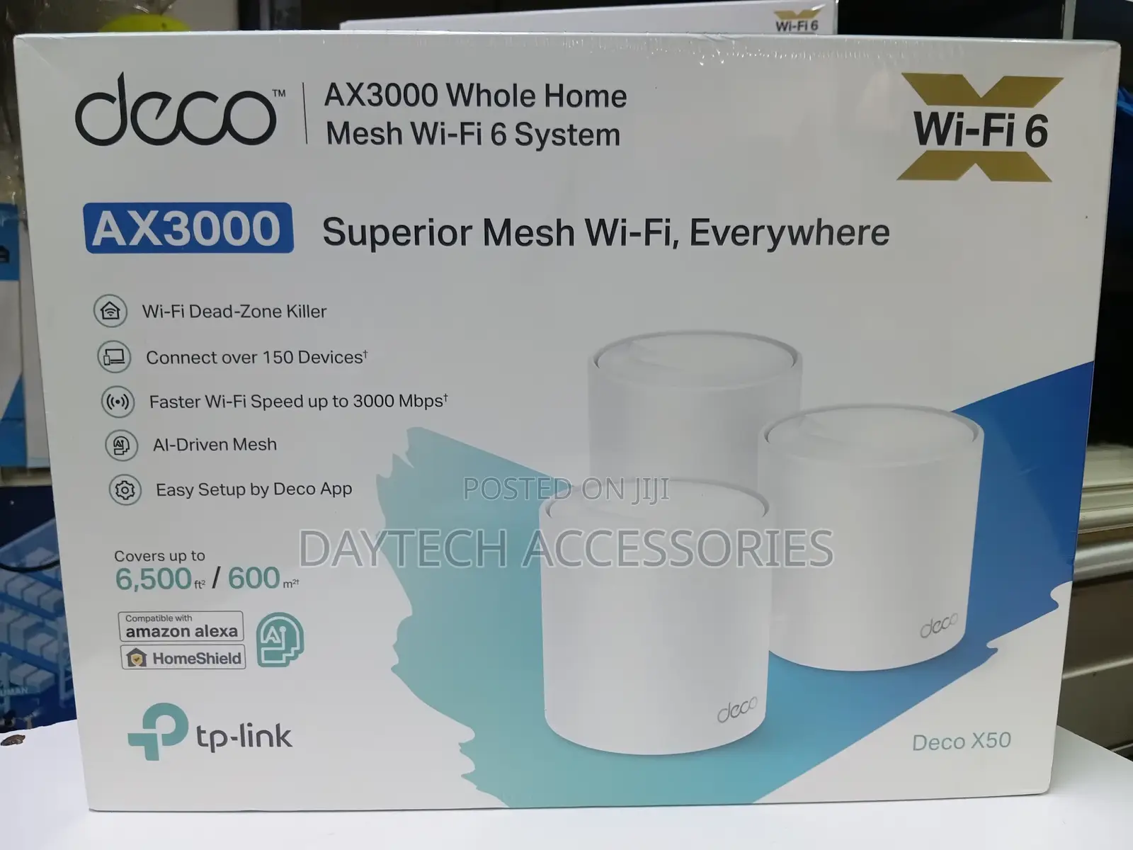 TP-Link Deco X50(3-Pack) - Ax3000 Whole Home Mesh Wi-Fi 6