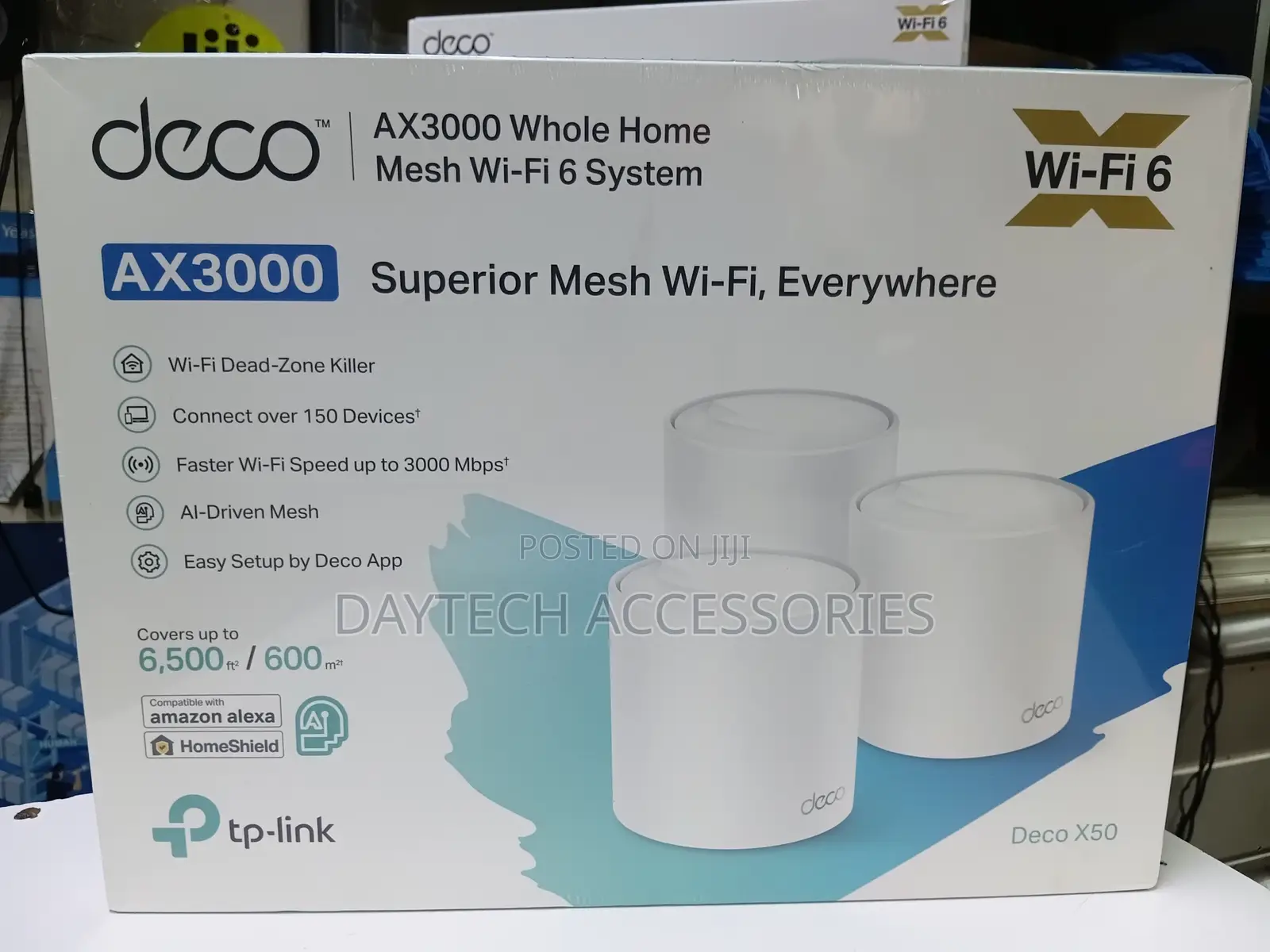 TP-Link Deco X50(3-Pack) - Ax3000 Whole Home Mesh Wi-Fi 6