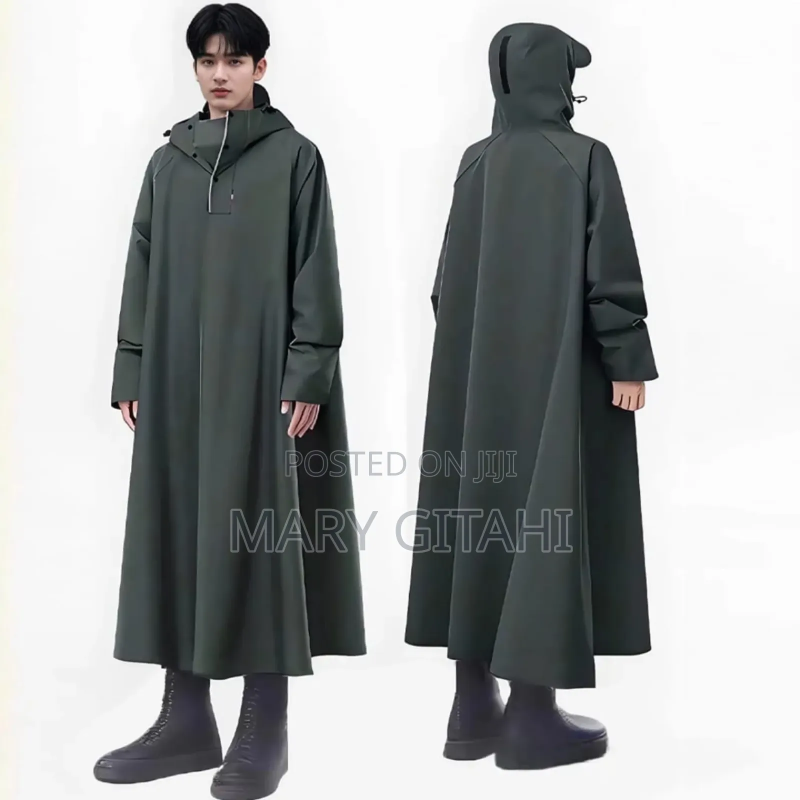 High Quality Adult Raincoat
Size : Xl (150 - 180cm)