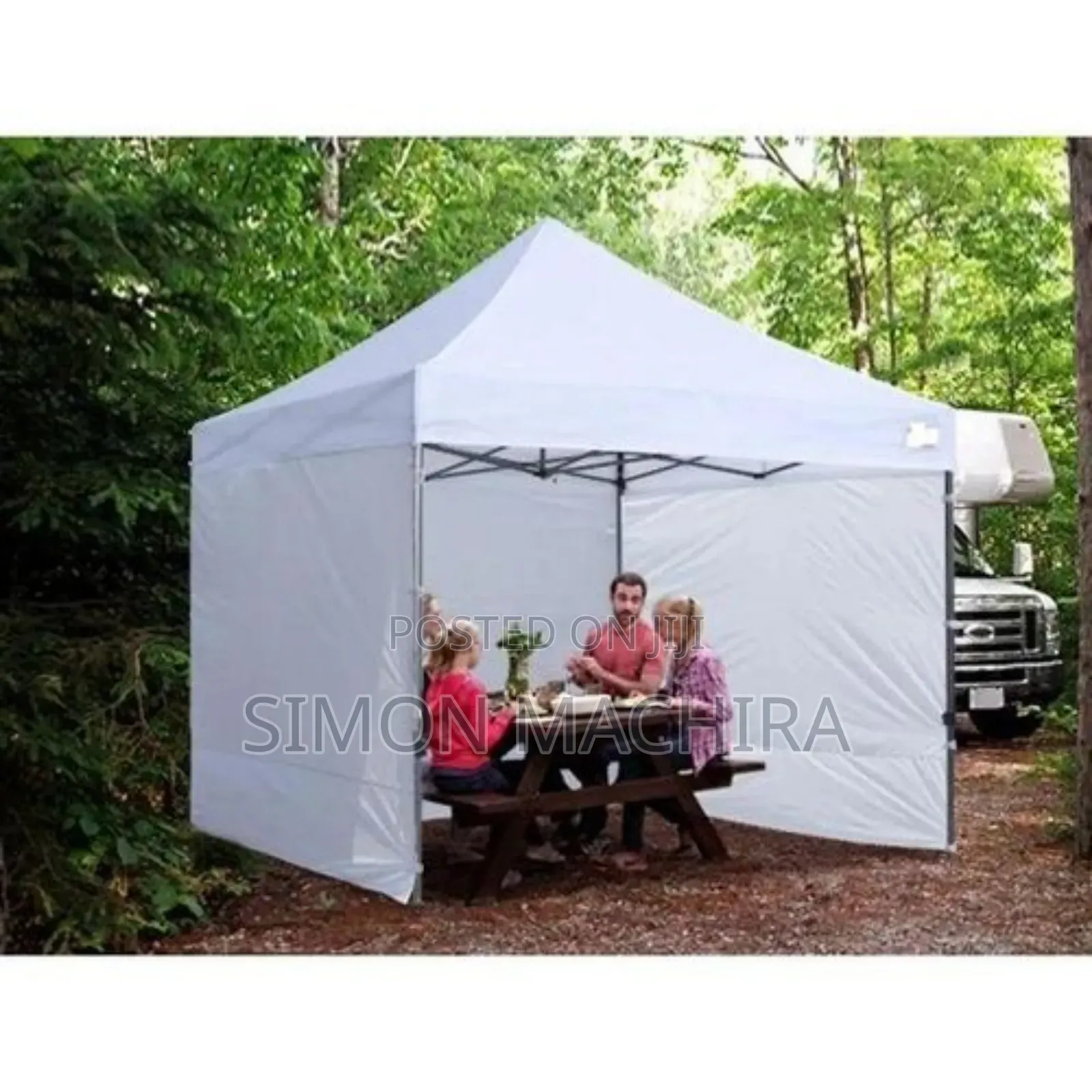 White Gazebo Tent 3m X 3m