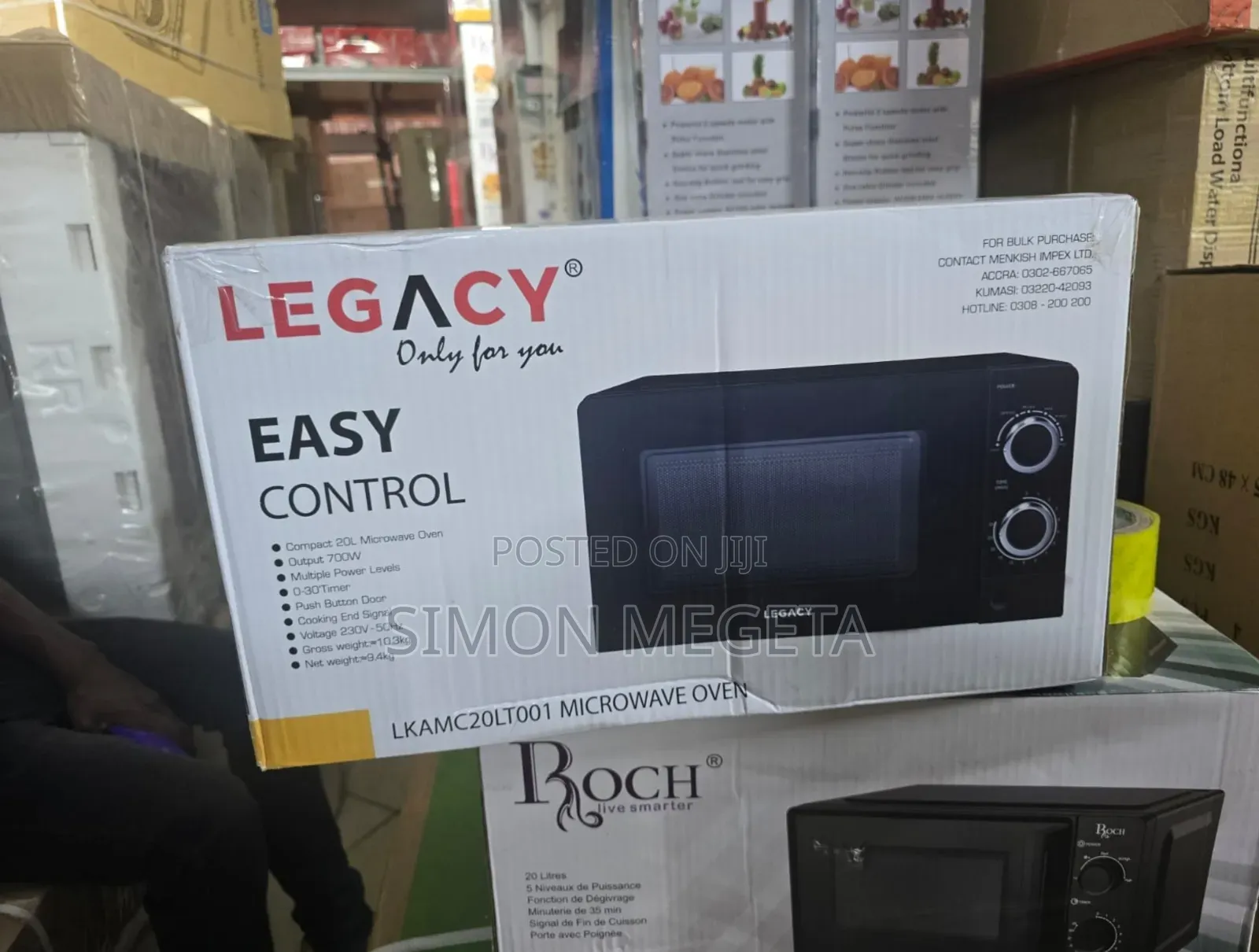 20 Litres Legacy Manual Microwave