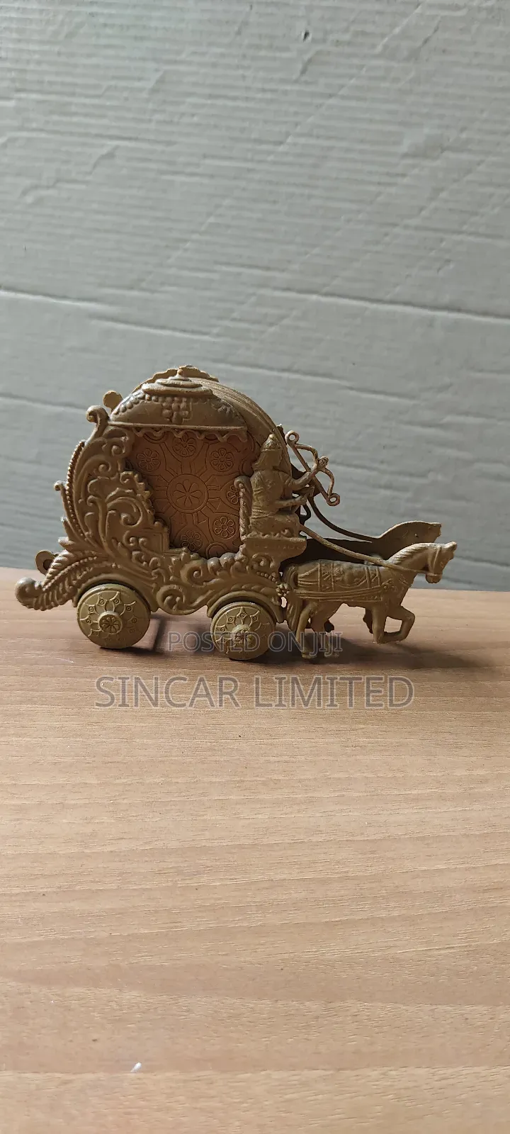 A Maharaja Chariot (Rath) Style Tea Coaster Set
