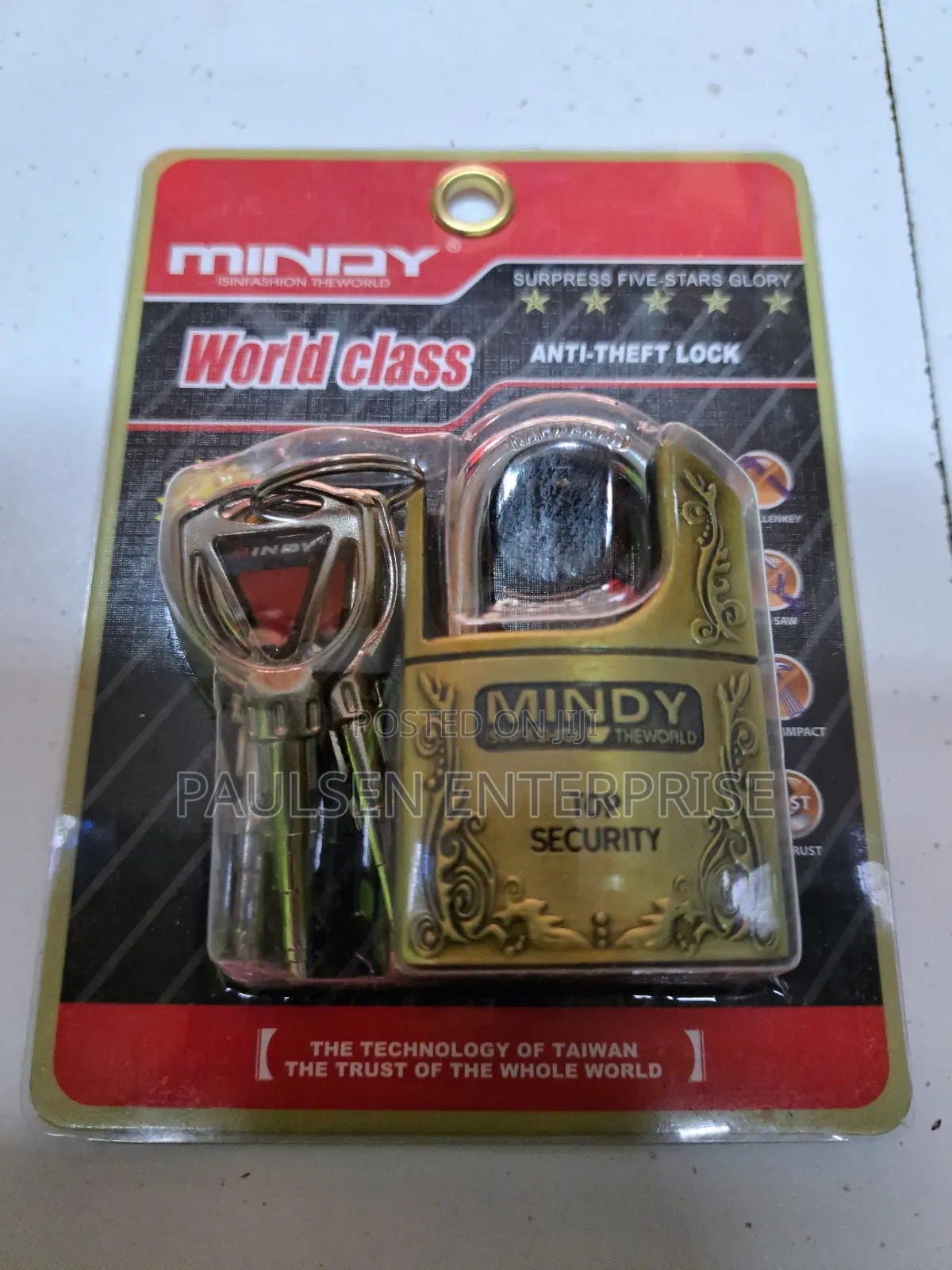Top Security Mindy Padlock (40mm)