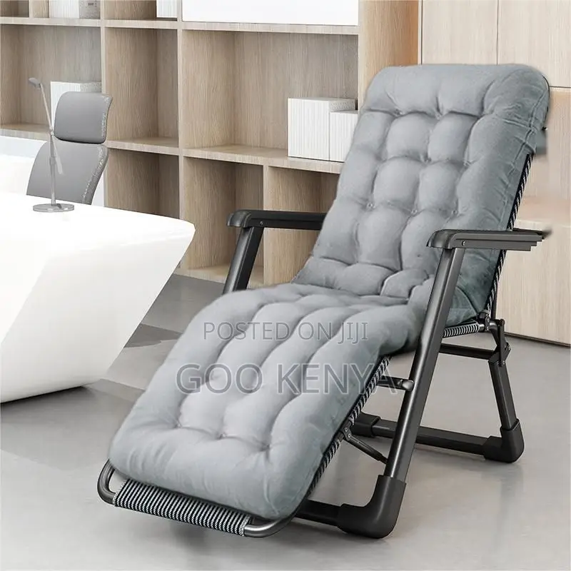 Home Chair; Portable Foldable Reclining Lounge Chair For Garden