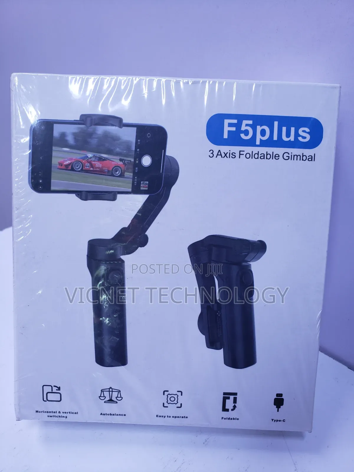 3 Axis Foldable F5 Plus Gimbal Stabilizer