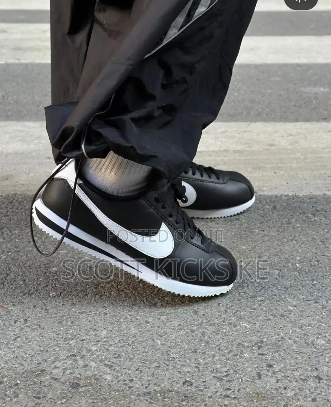 Nike Cortez White Black Unisex
