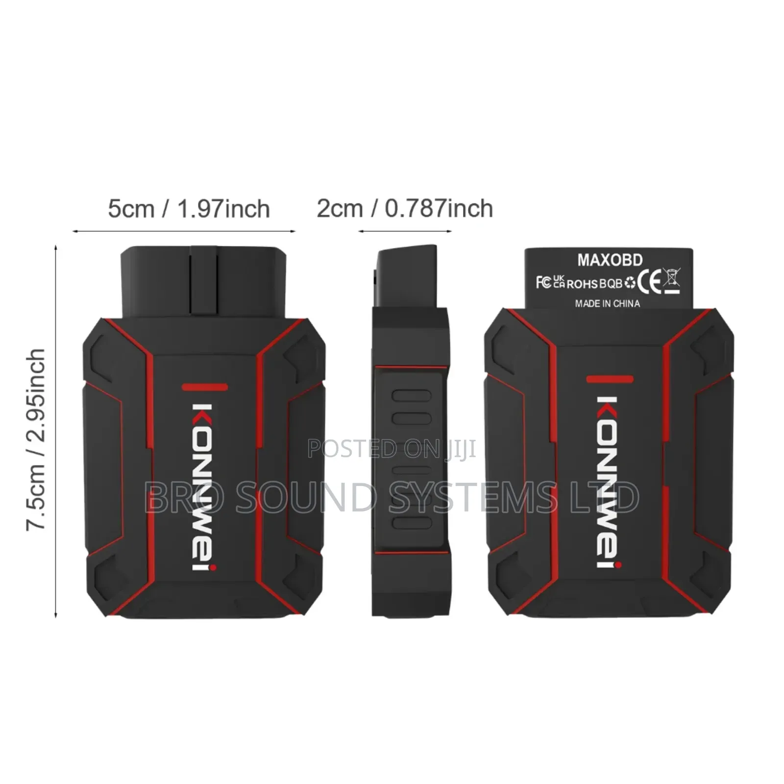 Konnwei Car Obd Deep Scan Diagnostic Tool / Battery Monitoring Scanner