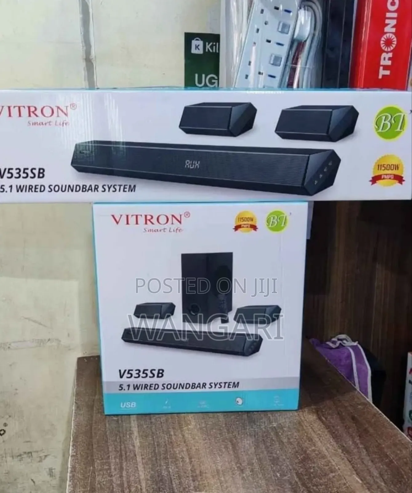 Bluetooth Enabled New Model 5.1 V535sb Vitron Soundbar