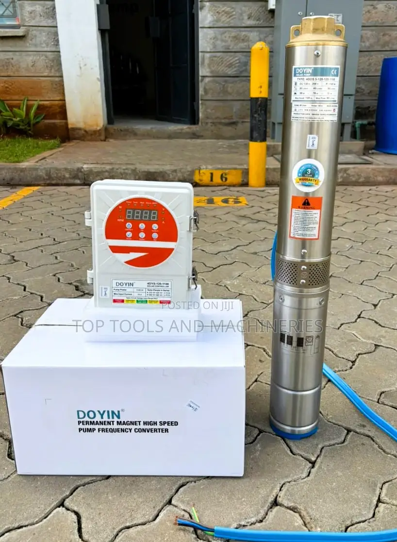 400w 0.5hp Doyin Solar Submersible Pump With Controller 55m Head