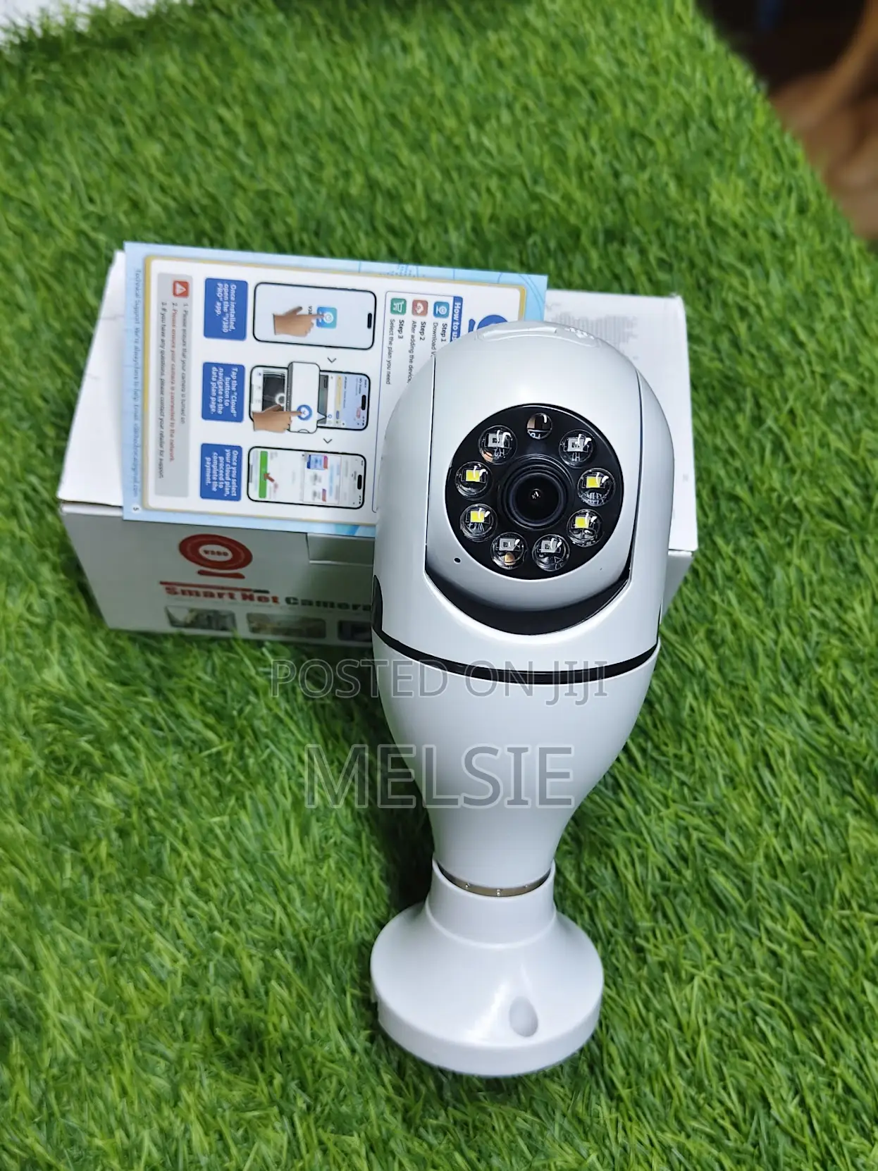 Smart 2mp Bulb PTZ Wifi CCTV Camera Indoor Nanny Cam