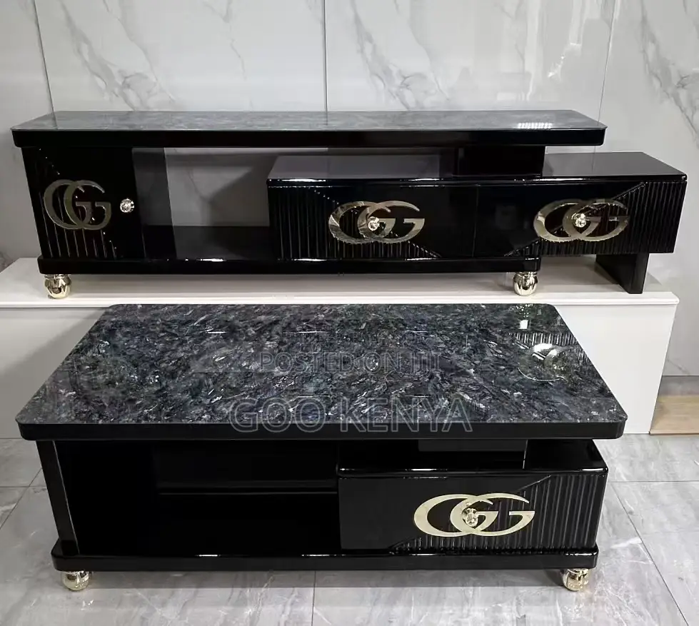 Home Tv Cabinet Set; Tv Stand Console For Modern Living Room Furniture