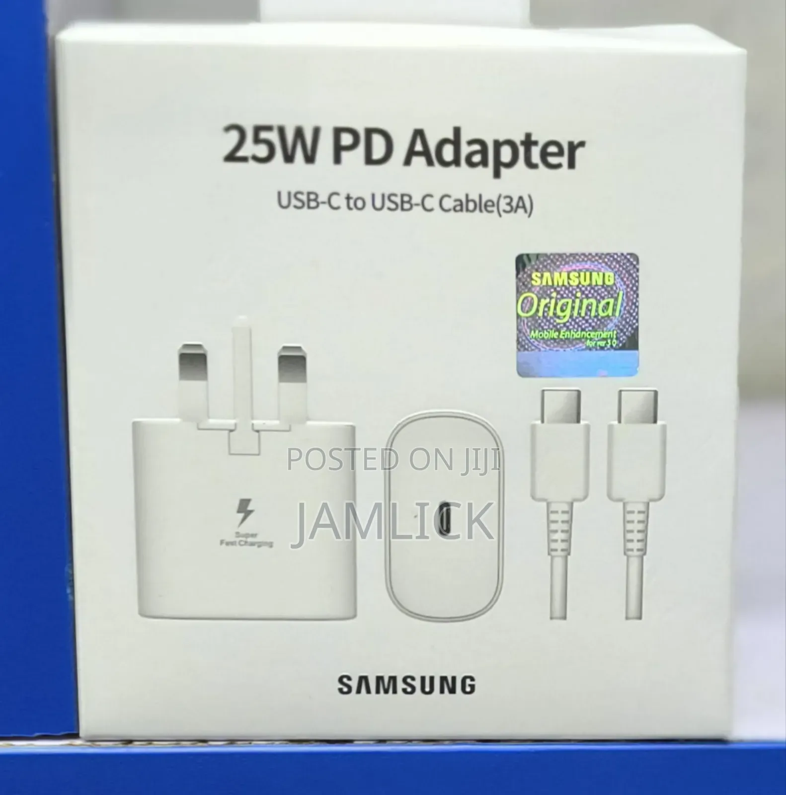 25w Pd Adapter With Usb-C to Usb-C Cable (3a) - Bs