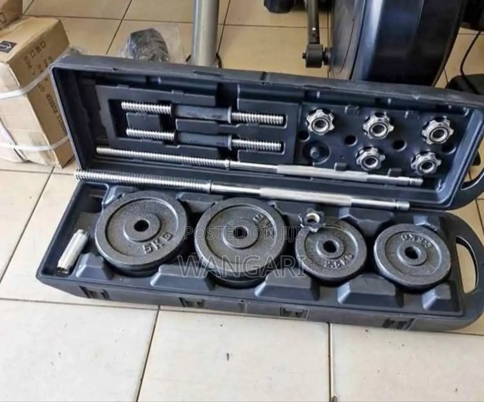 Gym Equipment Chrome 50 KGS Dumbbells Set