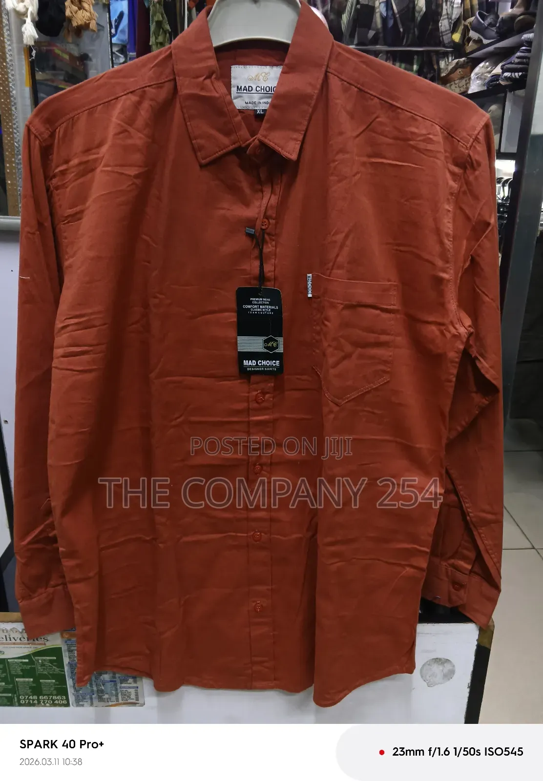 Quality Casual Denim Designer Jeans Collar Shirts Double Pockets