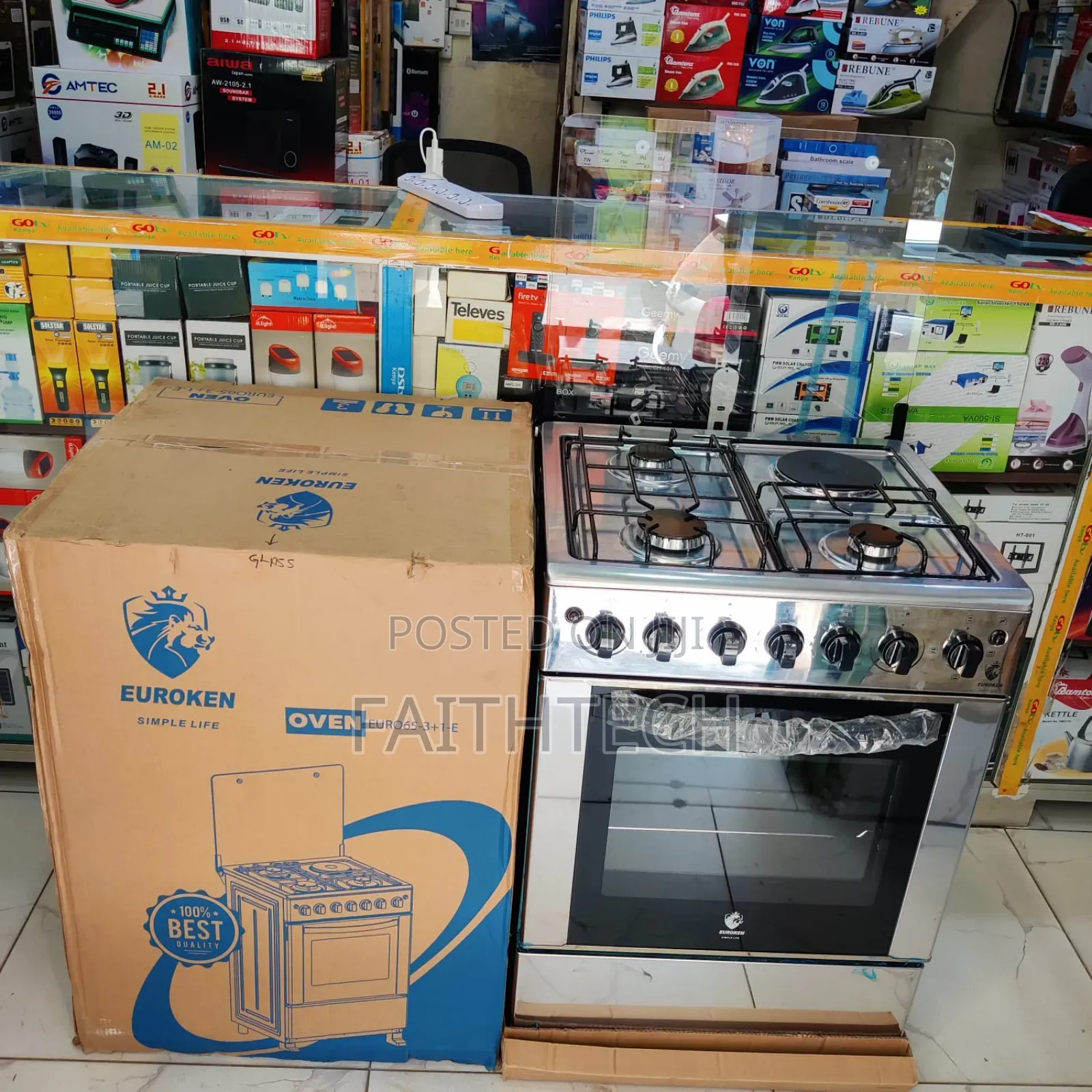 *Euroken 3g+1e 60×65 Cooker