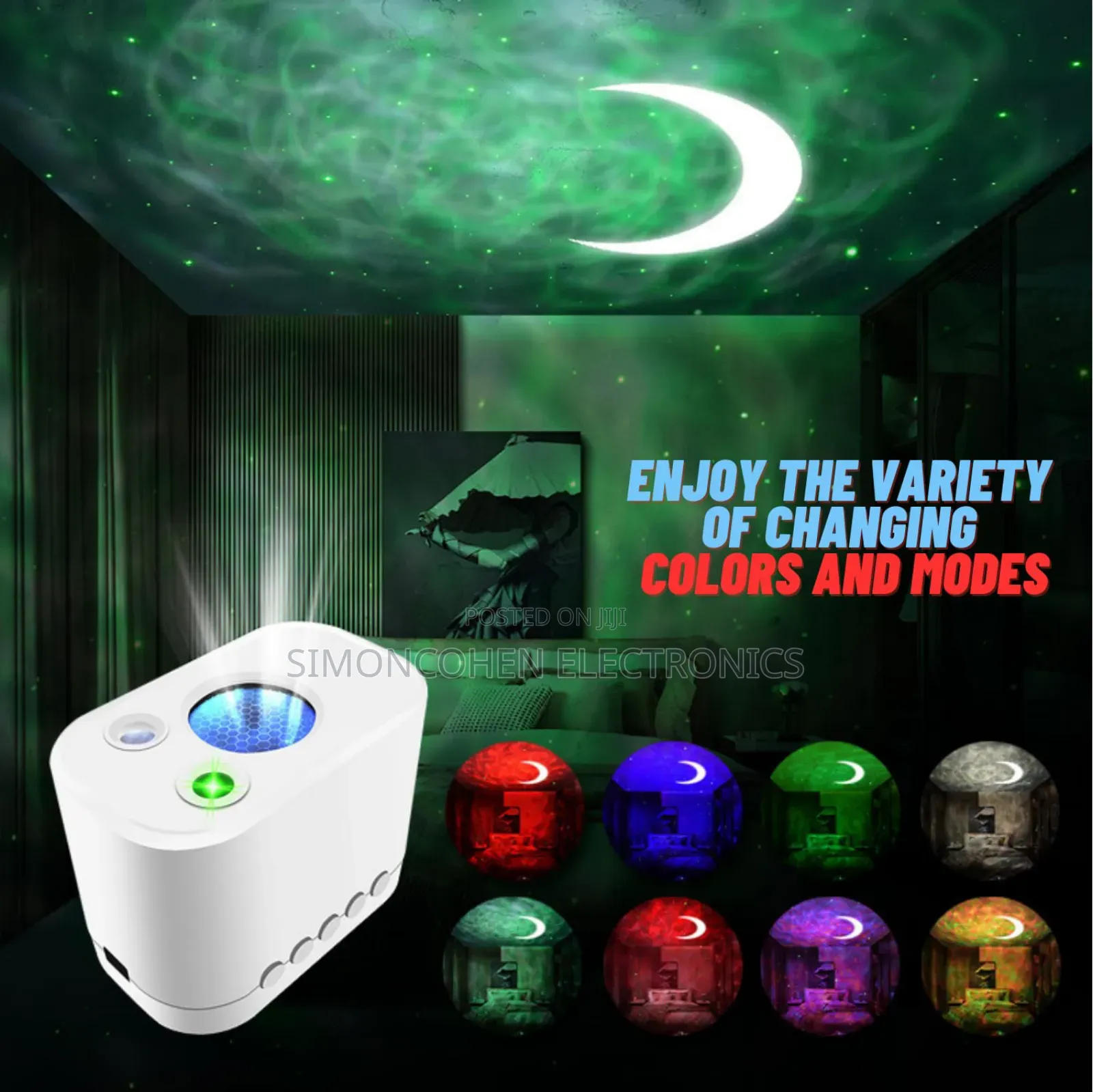 Wide Variety Effect Adjustable Multi-angle Nebula Sky Light Projector
