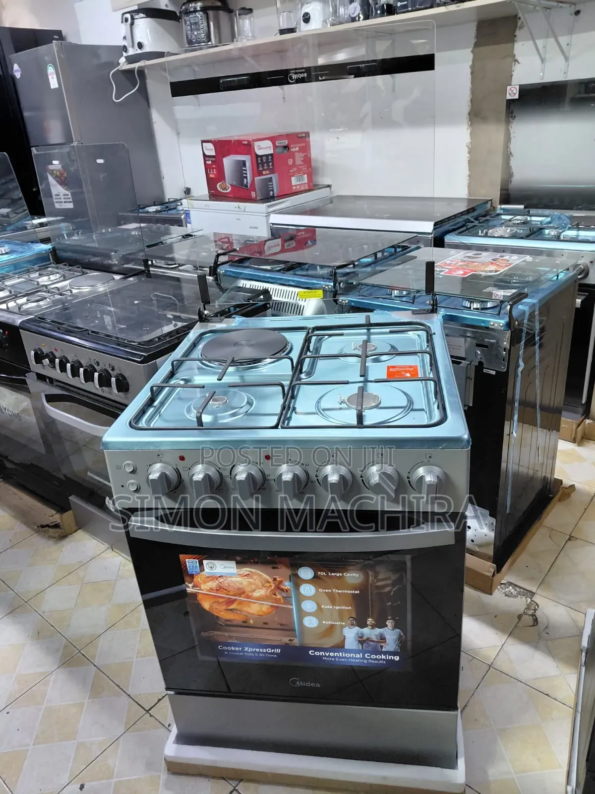 Midea  60 X 60 Standing Cooker 3g + 1e