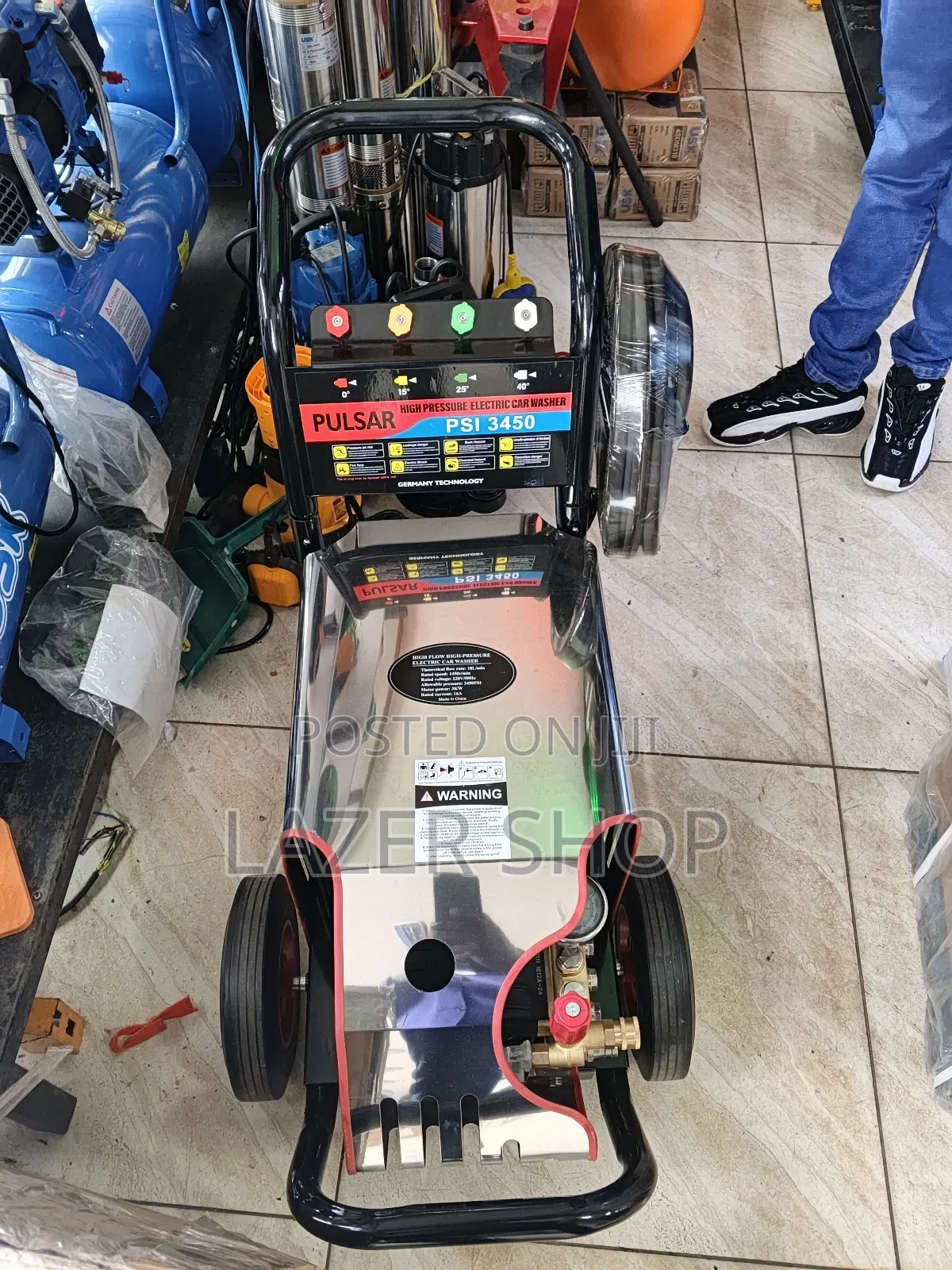 Pulsar Car High Pressure Washer 3450psi