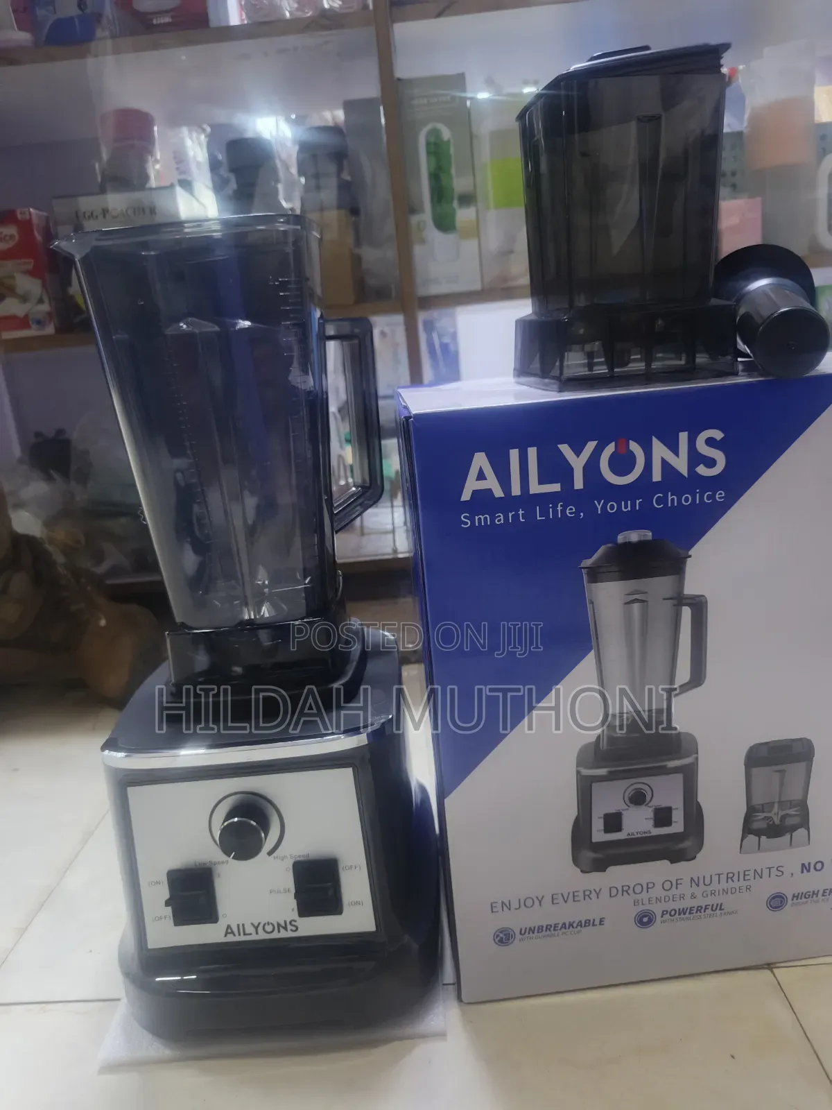 Ailyons 2 in 1 Commercial Blender