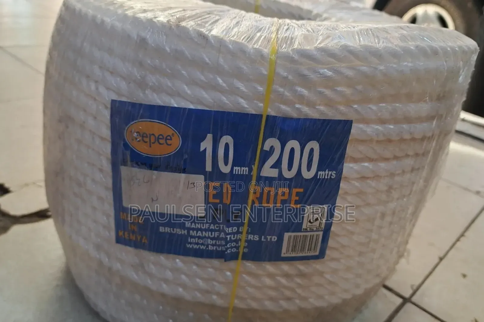 10mmx200m Twisted Rope