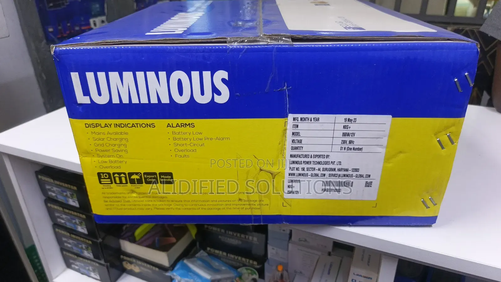Hybrid Inverter 12v 850va
