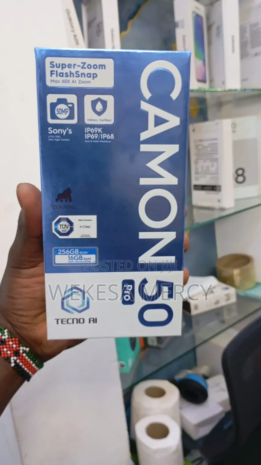New Tecno Camon 50 Pro 256 GB Purple