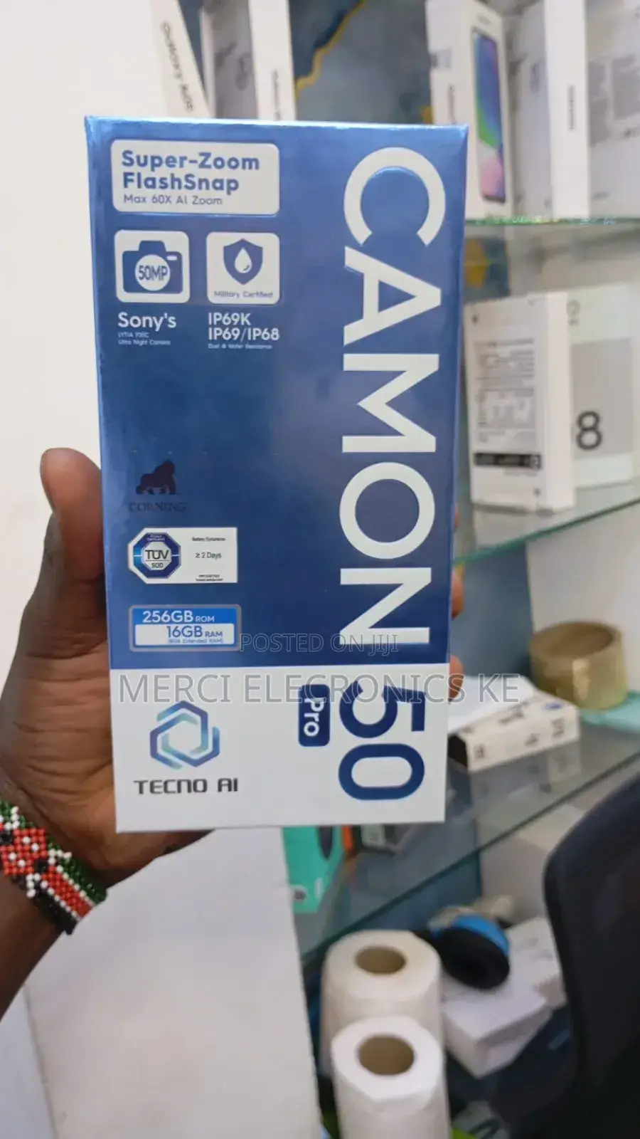 New Tecno Camon 50 Pro 256 GB Purple