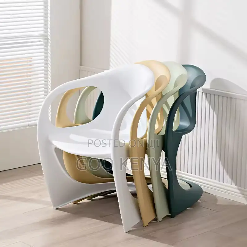 Home Chair; Plastic Lounge Chair For Nordic Style Coffee Shops