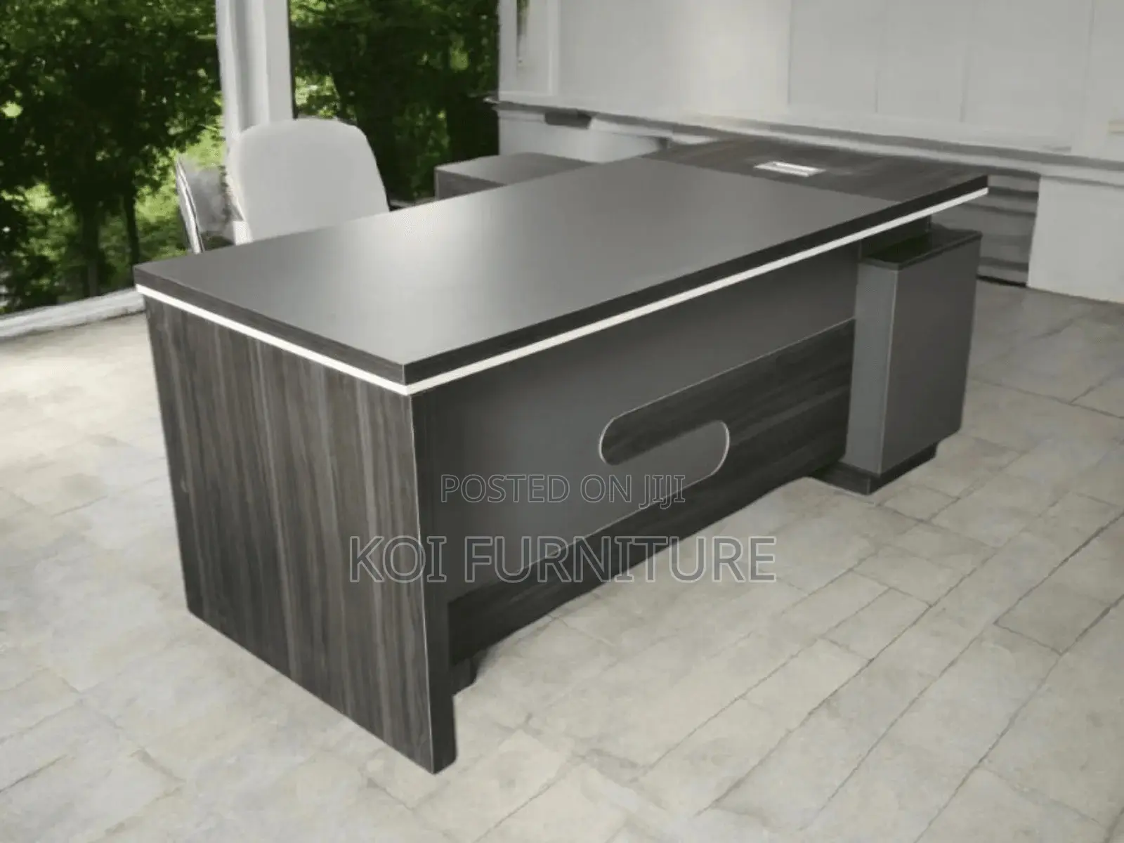 Office Desk; 1.6m L Shaped Executive Office Desk