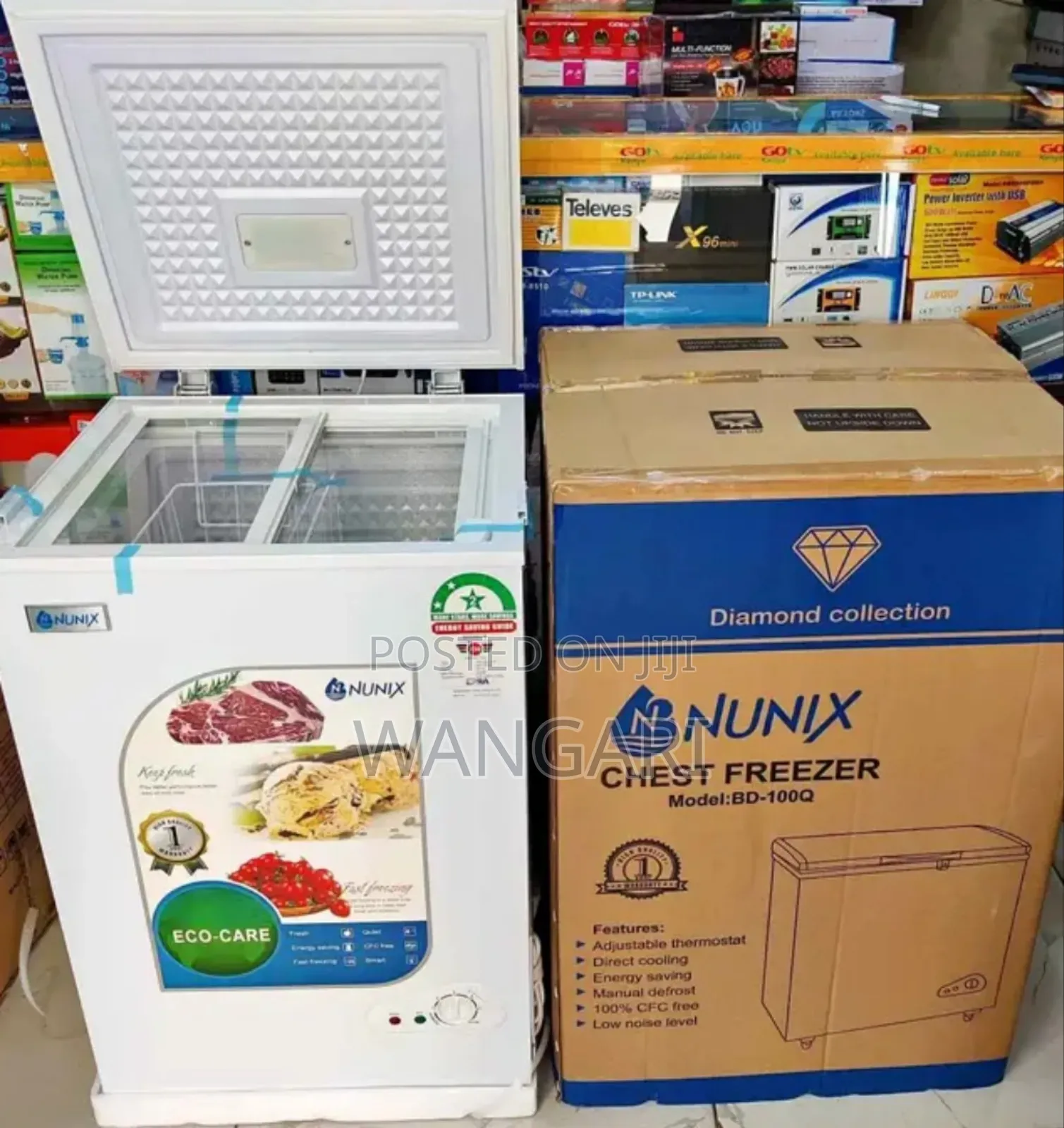 Nunix 100l Freezer, Pay After Delivery