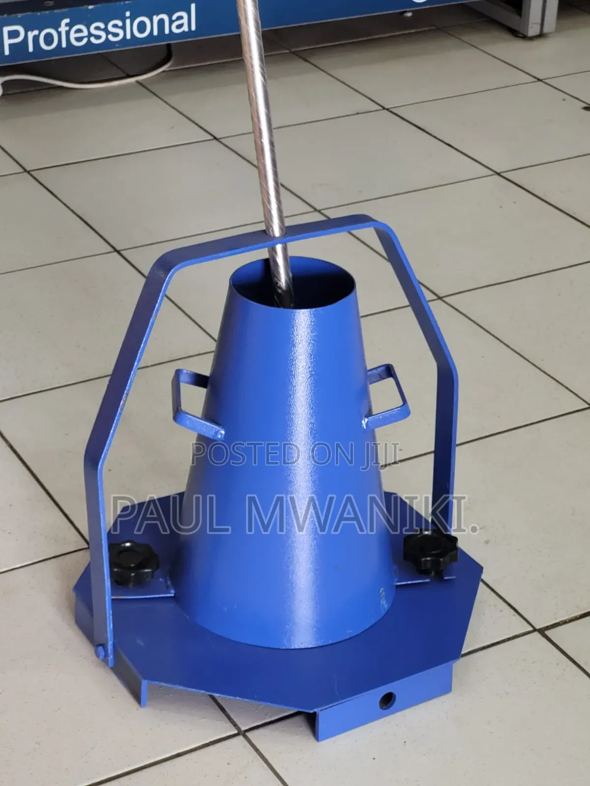 Standard Slump Test Cone With Rod