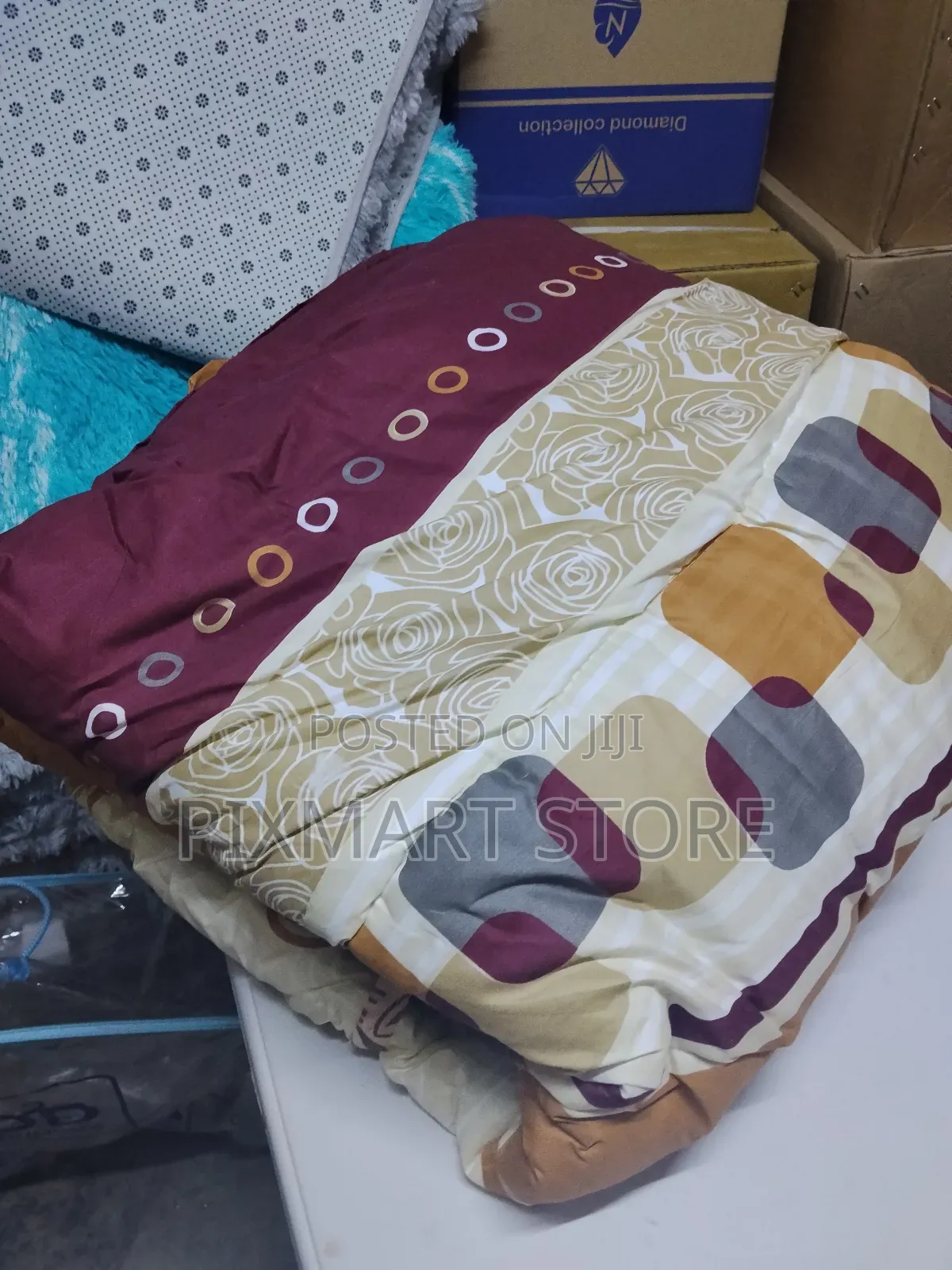 Unbinded Duvet Luxury Floral 5×6 Duvet Set – 4pcs Complete Bedding