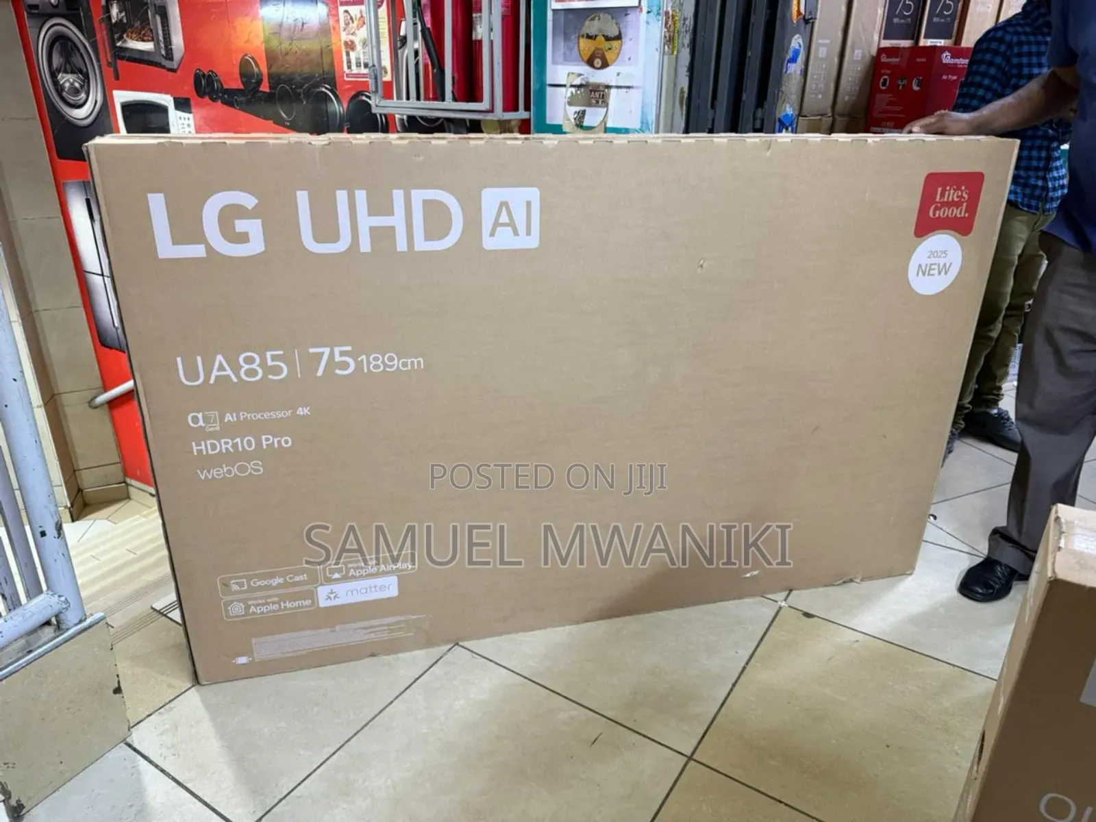 Lg 75′′ Smart Webos Ai Uhd Tv Latest Model