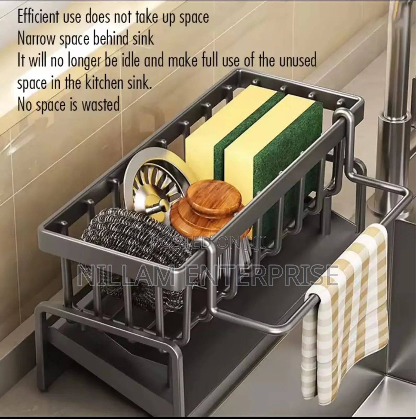 Multifunctional Sink Sponge Detergent Storage Rack*