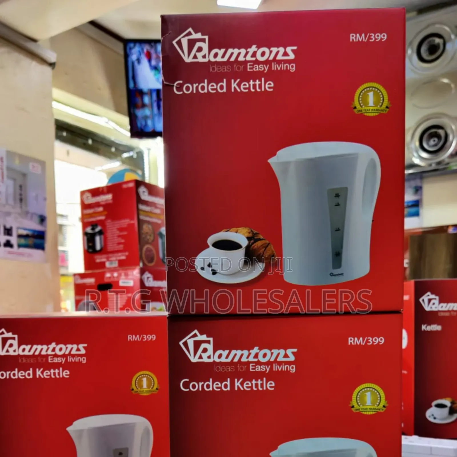 Ramtons 1.7l Corded Electric Kettle – Rm399